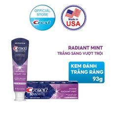 Kem Đánh trắng răng Crest 3D White Radiant Mint /Scope 93g/153g