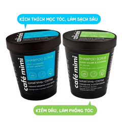 Dầu Gội Tẩy Tế Bào Chết Da Đầu Cafe Mimi Shampoo Scrub 330g