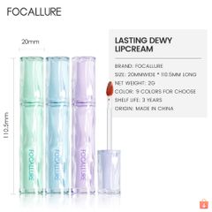 Son FOCALLURE Tint Siêu Căng Bóng Mọng Nước Lâu Trôi 2g