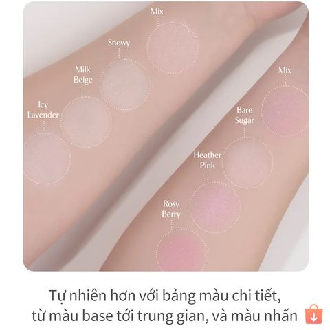 Phấn Bắt Sáng Ngọc Trai Romand Sheer Powder Pearls