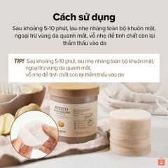 Toner Pad làm dịu và sáng da SKINFOOD Potato Madecassoside (Hộp 60 miếng)