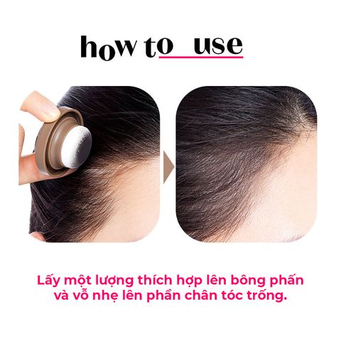 Phấn Phủ Etude Pang Pang Hair Shadow Che Khuyết Điểm Chân Tóc 3.5g