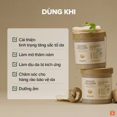 Toner Pad làm dịu và sáng da SKINFOOD Potato Madecassoside (Hộp 60 miếng)