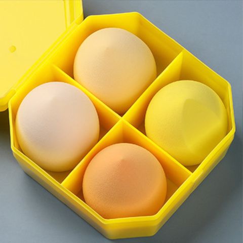 Bông Mút Tán Nền Đa Năng Cherry TrioStyle chất liệu mềm mịn tạo lớp nền căng bóng tự nhiên nhiều màu sắc (hộp 4 mút)