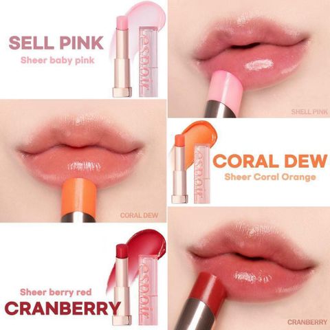 Son Dưỡng Có Màu Espoir Nowear Glow Lip Balm [OR401- PK001- RD201]