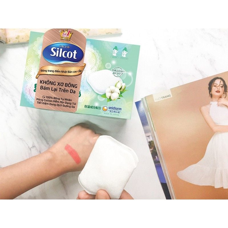 Bông Tẩy Trang Silcot Cao Cấp Hộp 66 Miếng