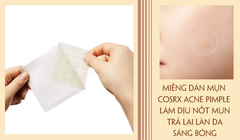 Miếng dán mụn Cosrx Ance Pimple đỏ giảm mụn sưng bọc / 18 miếng Clear Fit Master Patch đen che mụn tàng hình