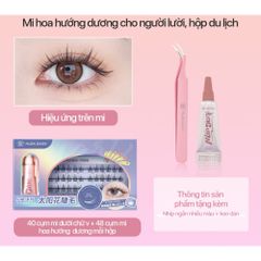 Lông Mi Giả Mlen Diary Cụm Hoa Hướng Dương Tách Sợi Tự Nhiên Dễ Sử Dụng Cho Người Mới Trang Điểm