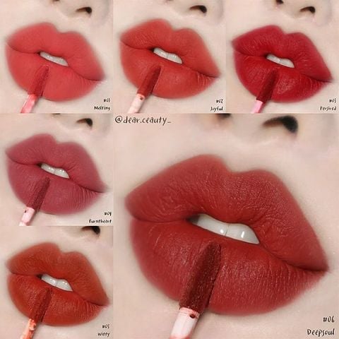 [MÀU 1-11] Son Kem Lì Cực Nhẹ Môi Romand Zero Velvet Tint 5.5g