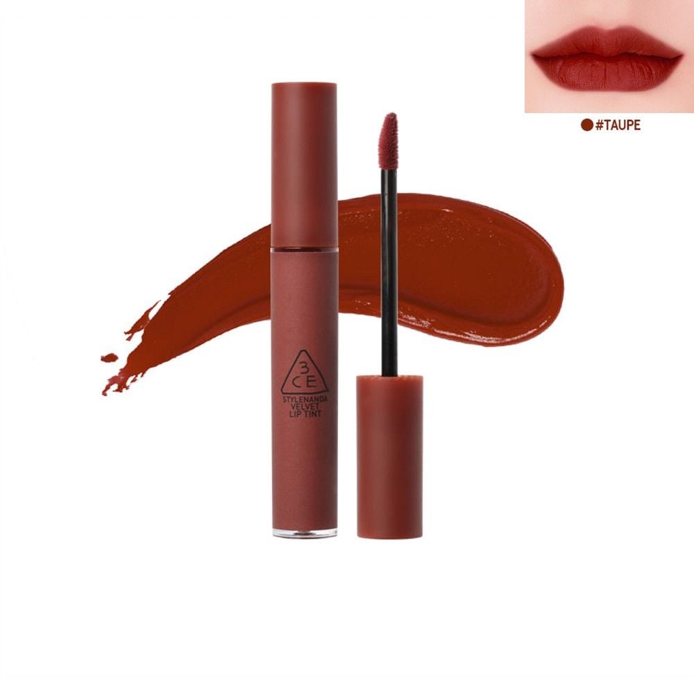 Son Kem 3CE Velvet Lip Tint Mướt Mịn, Lên Màu Chuẩn 4g