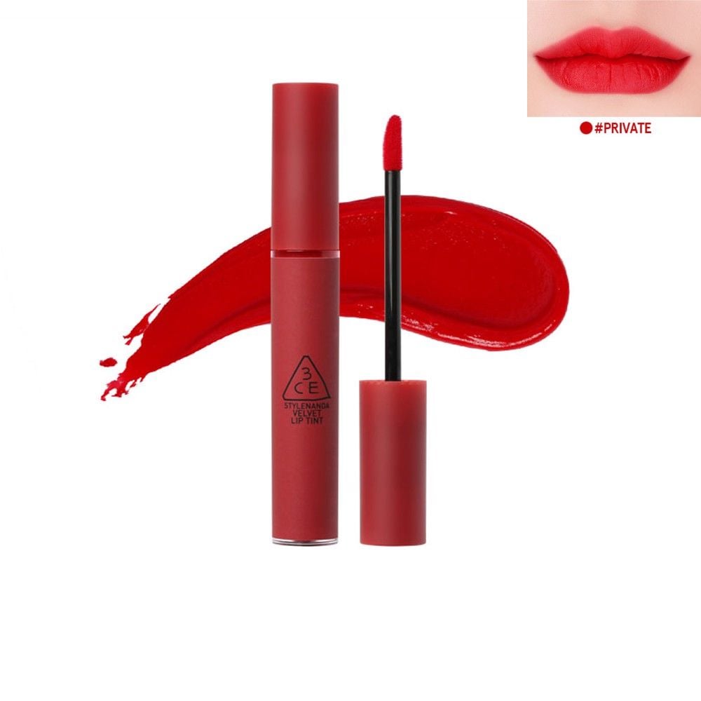 Son Kem 3CE Velvet Lip Tint Mướt Mịn, Lên Màu Chuẩn 4g