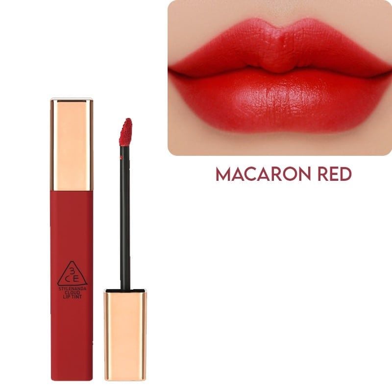 Son Kem 3CE Cloud Lip Tint Siêu Lì, Mịn Môi 4g