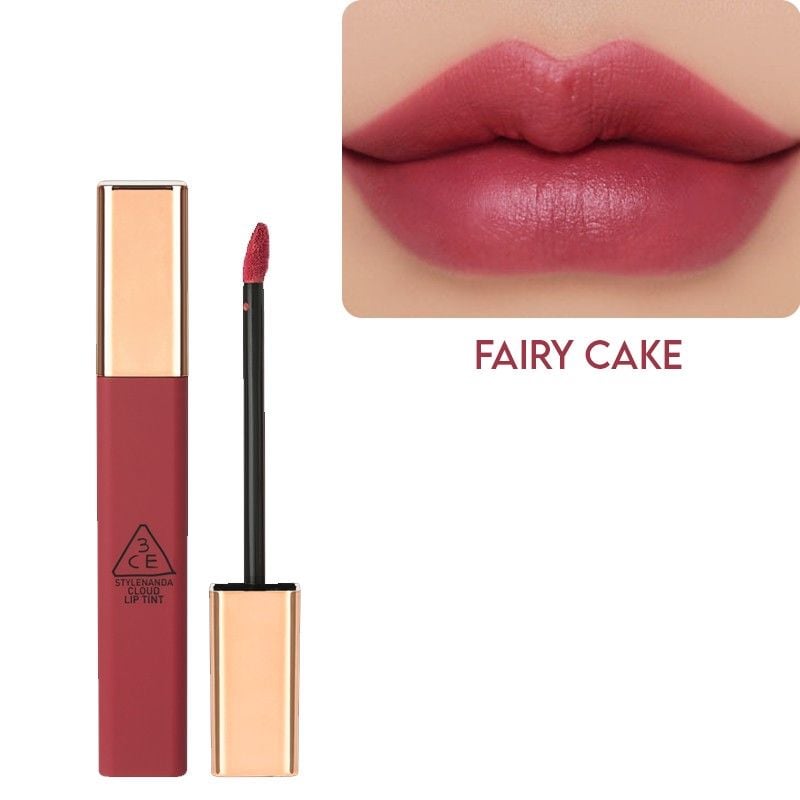 Son Kem 3CE Cloud Lip Tint Siêu Lì, Mịn Môi 4g