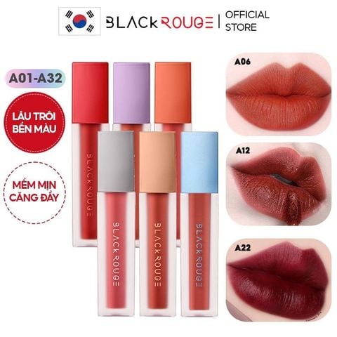 [A1- A32] Son Kem Lì Hàn Quốc Black Rouge Air Fit Velvet Tint 4.5g