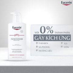 Sữa Rửa Mặt Dịu Nhẹ Cho Da Nhạy Cảm Eucerin pH5 Sensitive Skin Facial Cleanser 400ml