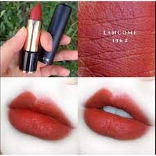 Son Lancome 196 Orange Sanguine Cam Cháy
