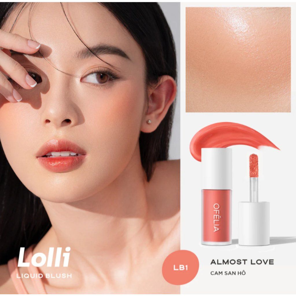 Má Hồng Kem OFÉLIA Lolli Liquid Blush (4.3g)