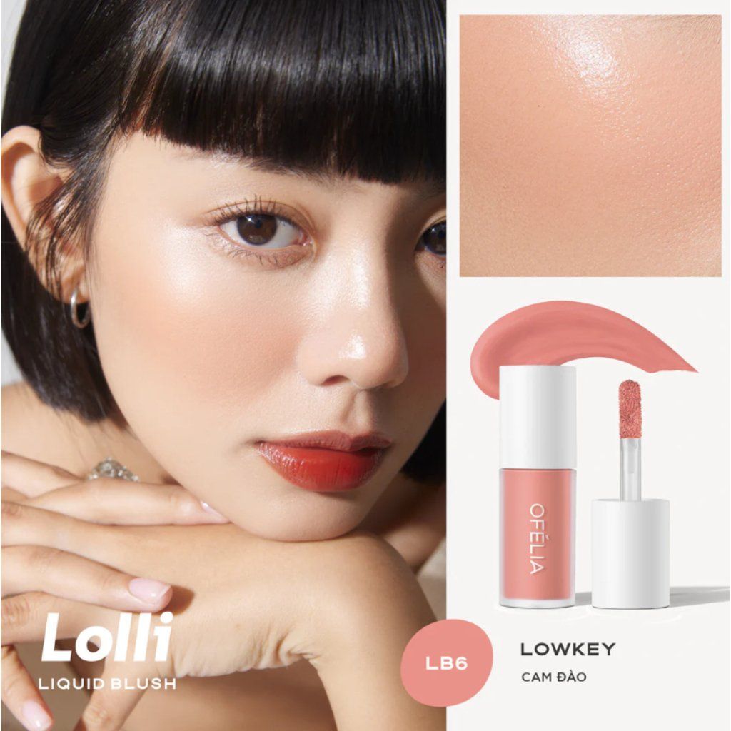 Má Hồng Kem OFÉLIA Lolli Liquid Blush (4.3g)