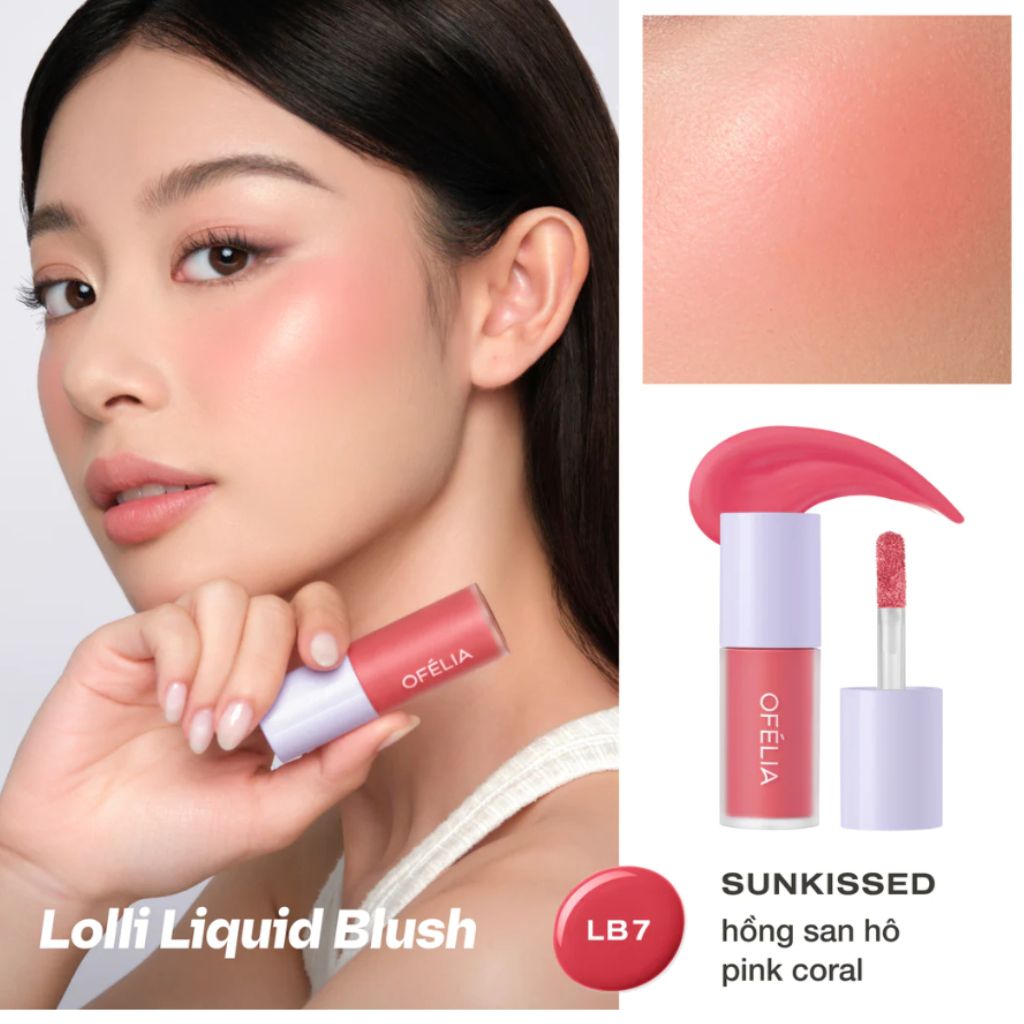 Má Hồng Kem OFÉLIA Lolli Liquid Blush (4.3g)