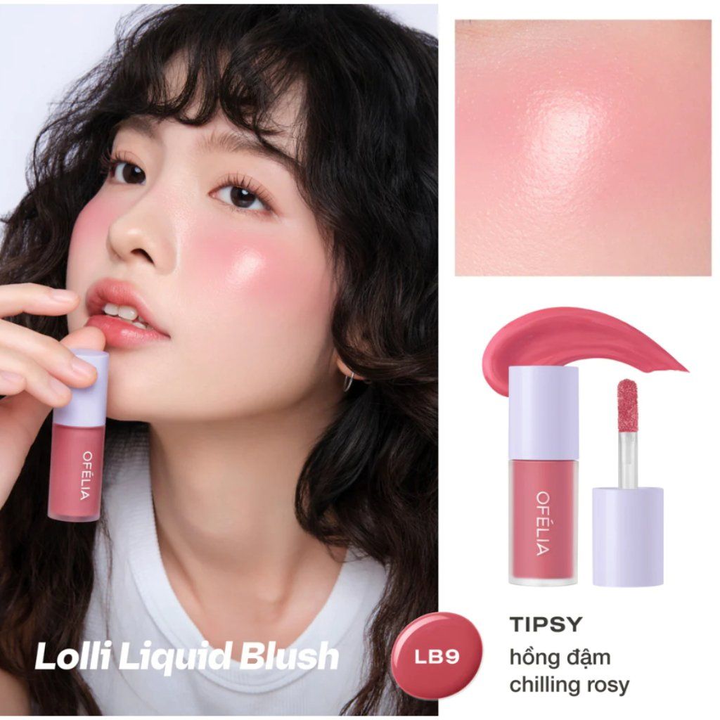 Má Hồng Kem OFÉLIA Lolli Liquid Blush (4.3g)