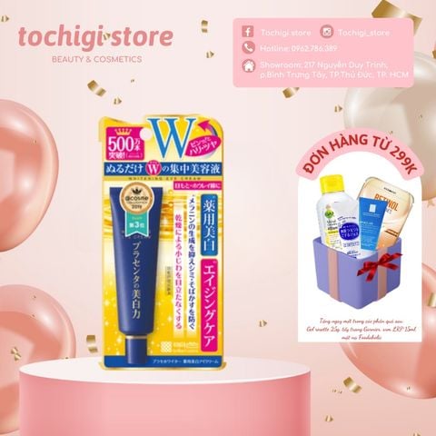 Kem mắt ngừa thâm làm mờ nếp nhăn mắt Meishoku Whitening Eye Cream Nhật Bản 30g