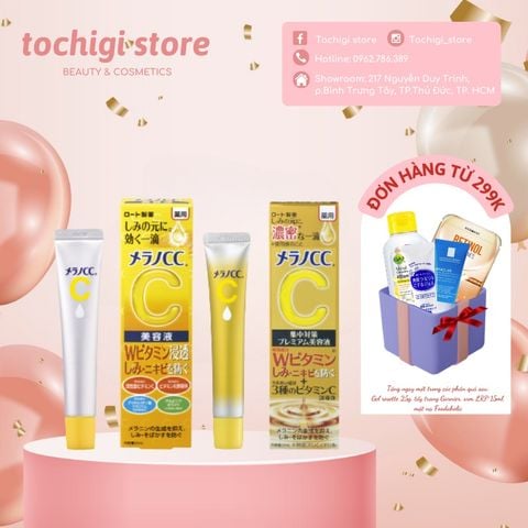 Serum Melano CC Vitamin C, E ngừa mụn và dưỡng trắng