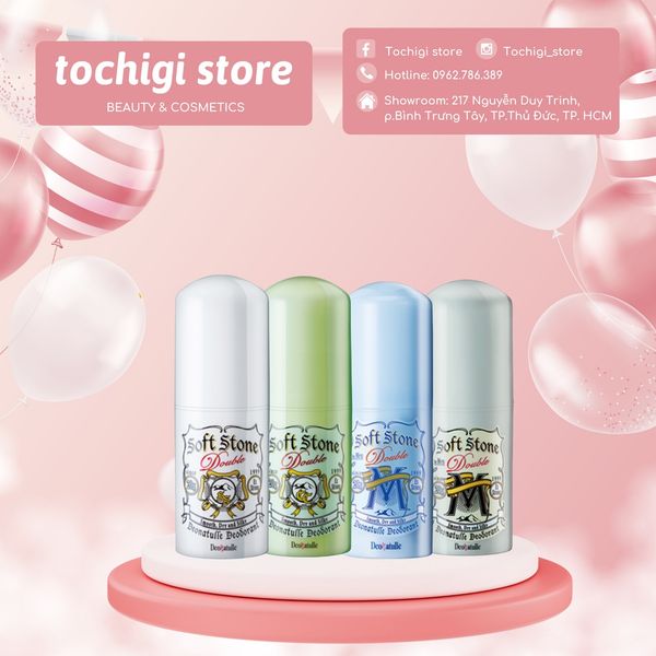 Lăn nách đá khoáng Soft Stone Nhật Bản