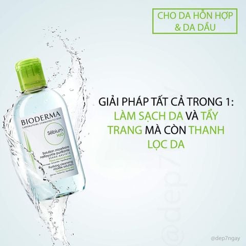 Nước Tẩy Trang Bioderma Dành Cho Da Nhạy Cảm Sensibio H2O