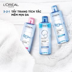 Nước tẩy trang cho mọi loại da Loreal Paris 3-in-1 Micellar Water