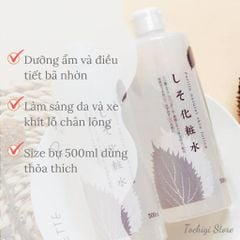Lotion tía tô Perilla dưỡng ẩm và làm sáng da 500ml