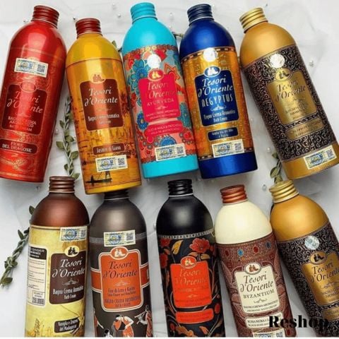 Sữa tắm xích Tesori D’Oriente Italy 250-500ml hương nước hoa, dưỡng ẩm, trắng da