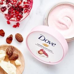Tẩy da chết Dove Exfoliating Body Scrub Macadamia & Rice Milk 225ml