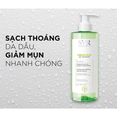 Gel rửa mặt cho da dầu mụn SVR Sebiaclear Gel Moussant