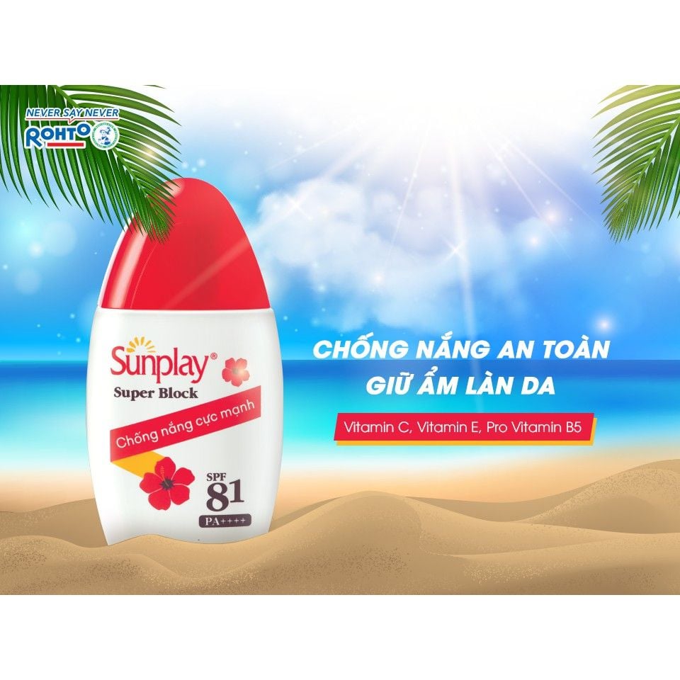 Sữa Chống Nắng Cực Mạnh Sunplay Super Block SPF81 PA++++ 30g