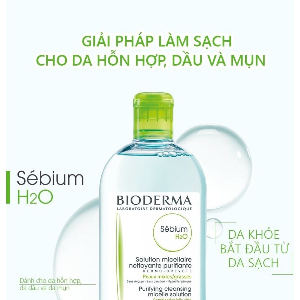 Nước Tẩy Trang Bioderma Dành Cho Da Nhạy Cảm Sensibio H2O