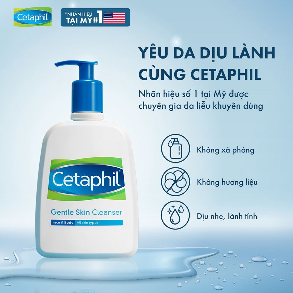 Sữa Rửa Mặt Dịu Nhẹ Cetaphil Gentle Skin Cleanser