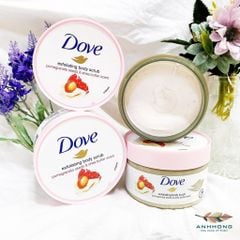 Tẩy da chết Dove Exfoliating Body Scrub Macadamia & Rice Milk 225ml