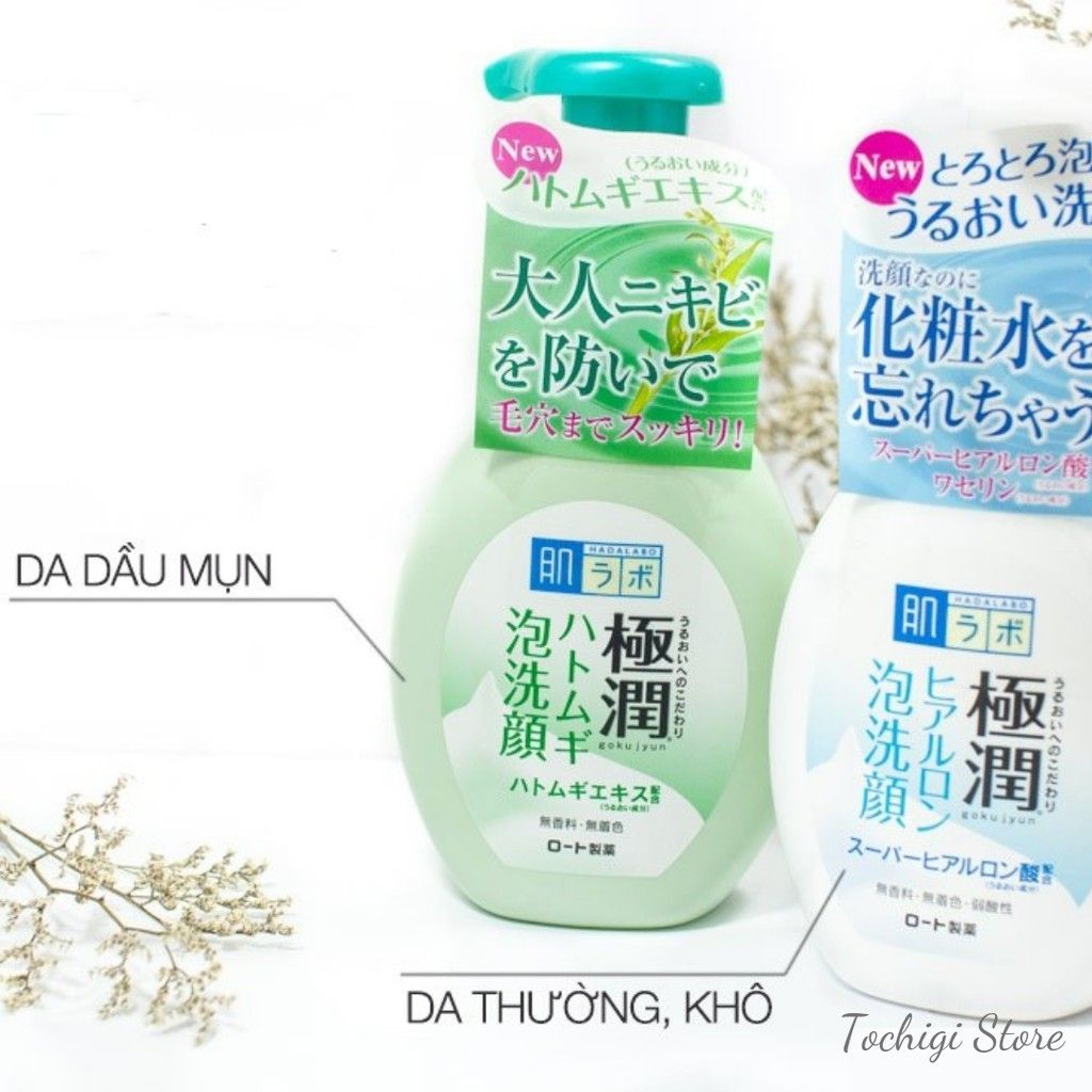 Sữa rửa mặt tạo bọt Hada Labo Nhật Bản