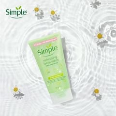 Gel Rửa Mặt Simple Dịu Nhẹ Cho Da Nhạy Cảm Kind To Skin Refreshing Facial Wash 150ml