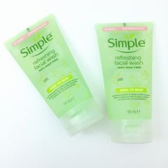 Gel Rửa Mặt Simple Dịu Nhẹ Cho Da Nhạy Cảm Kind To Skin Refreshing Facial Wash 150ml