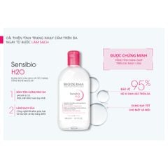 Nước Tẩy Trang Bioderma Dành Cho Da Nhạy Cảm Sensibio H2O