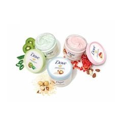 Tẩy da chết Dove Exfoliating Body Scrub Macadamia & Rice Milk 225ml