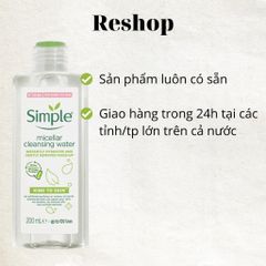 Nước Tẩy Trang Simple Micellar Cleansing Water 200ml