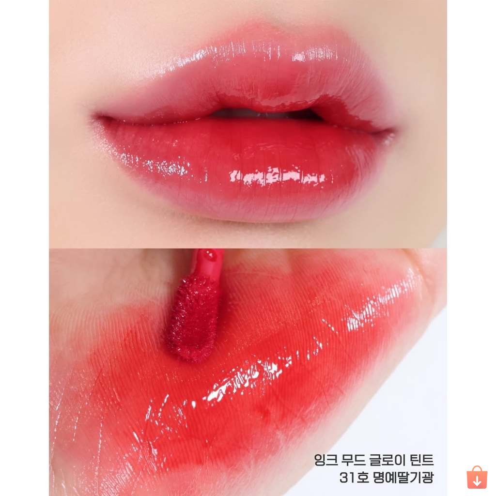 Son Tint Bóng Peripera Ink Mood Glowy Tint 4g Ngọt Ngào Căng Bóng Mềm Mượt