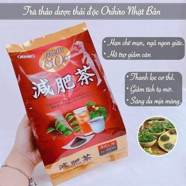 Trà ổi thanh lọc cơ thể Orihiro (60 gói)