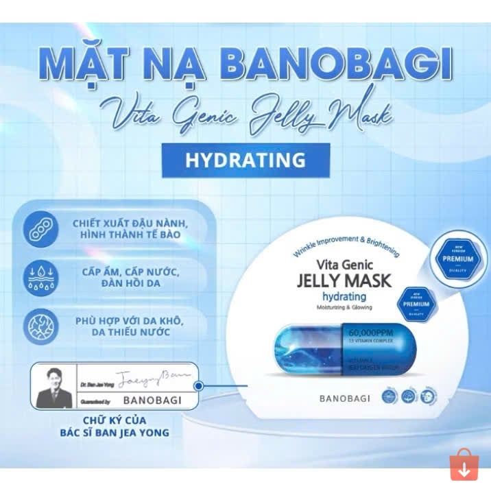 Mặt Nạ Banobagi Dưỡng Da Bổ Sung Vitamin Thần Thánh Banobagi Vita Genic Jelly Mask 30ml Hàn Quốc