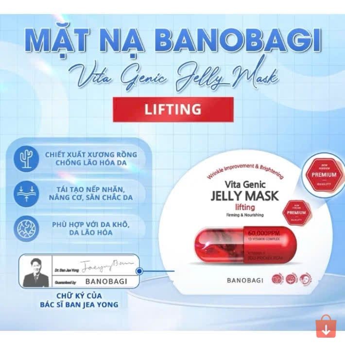 Mặt Nạ Banobagi Dưỡng Da Bổ Sung Vitamin Thần Thánh Banobagi Vita Genic Jelly Mask 30ml Hàn Quốc