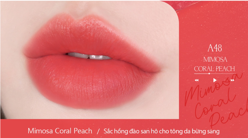 Son Kem Black Rouge Air Fit Velvet Tint Acoustic Mood Ver 9