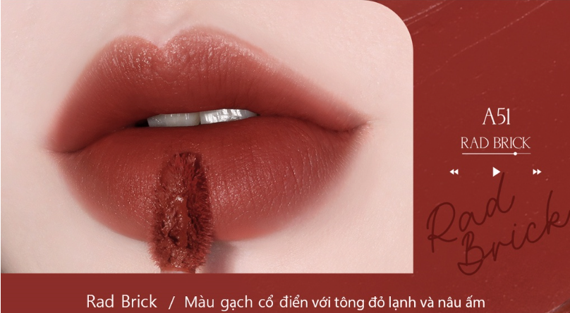 Son Kem Black Rouge Air Fit Velvet Tint Acoustic Mood Ver 9