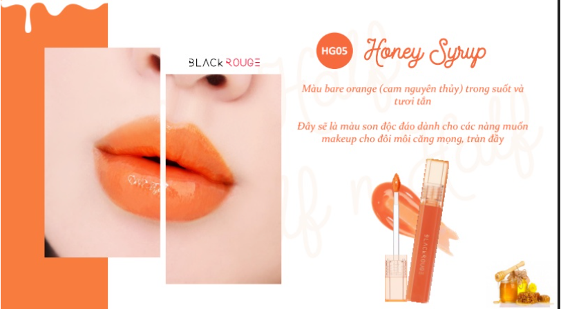 Son bóng Black Rouge Half N Half Water Glow 31.2g (Ver 2)
